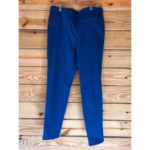 DC2 Women's Blue Stretch Cotton Blend Skinny Leg Pants Size L